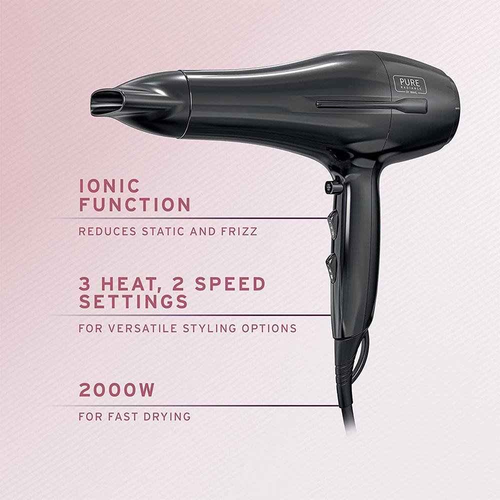 Wahl Pure Radiance Ionic Hair Dryer 2000W - Black Secondary image