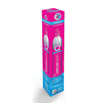 SodaStream Spare Gas Cylinder For Sparkling Water Maker And CO2 Cylinder For Making Fizzy Carbonated Water 60 Litre - Blue/Pink