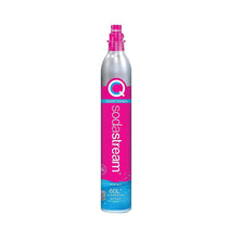 SodaStream Spare Gas Cylinder For Sparkling Water Maker And CO2 Cylinder For Making Fizzy Carbonated Water 60 Litre - Blue/Pink
