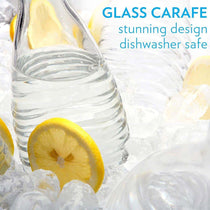 SodaStream Resuable Glass Carafe For Crystal Sparkling Water Maker 600ml - Clear