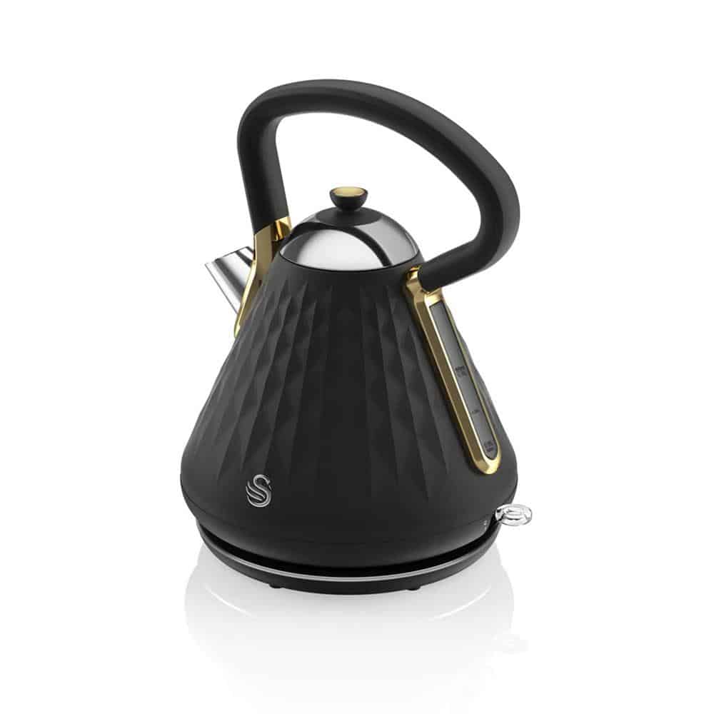 Swan Gatsby Pyramid Kettle 3000 W 1.7 Litre - Black And Gold Main image