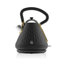 Swan Gatsby Pyramid Kettle 3000 W 1.7 Litre - Black And Gold