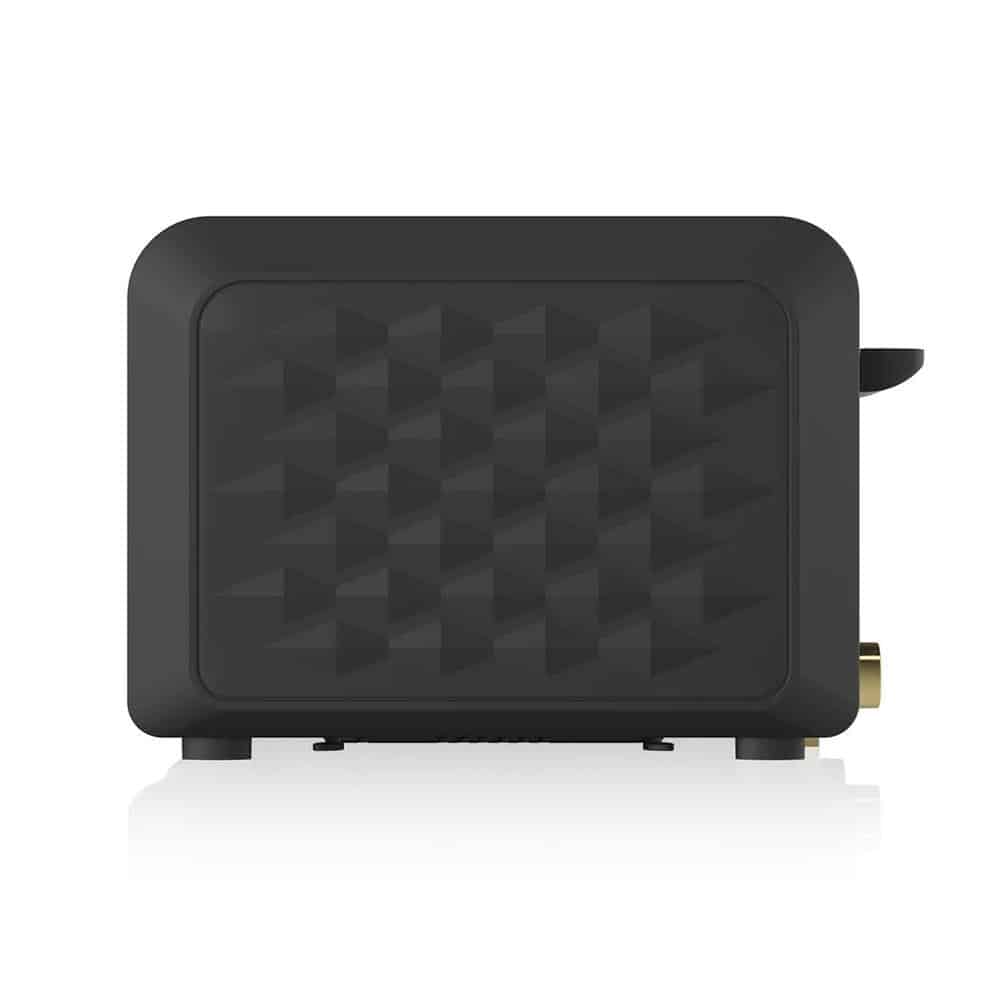 Swan Gatsby 4 Slice Toaster Diamond Pattern Design 1850 W - Black And Gold Secondary image