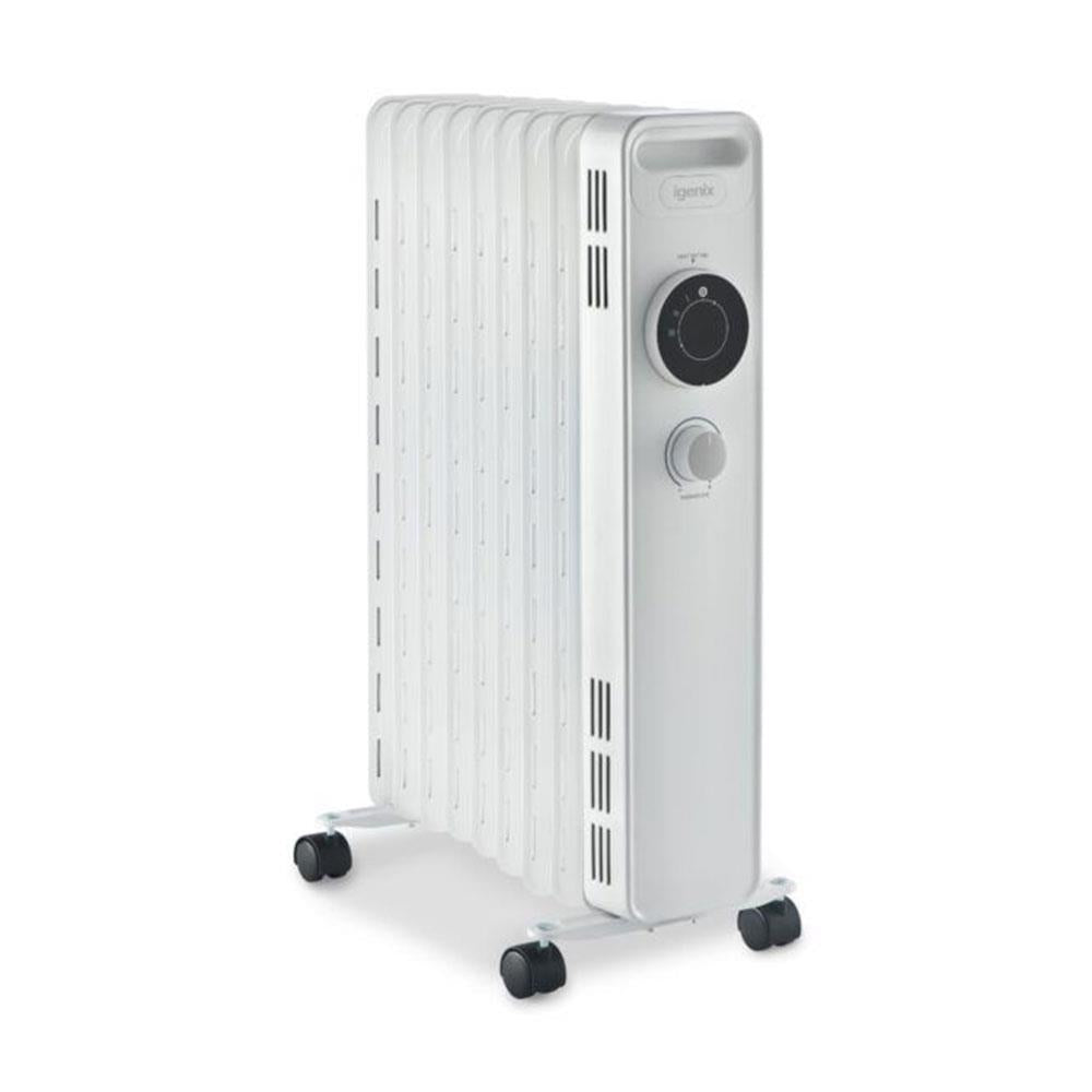 Igenix 9 Fin Oil Filled Radiator With 3 Heat Settings And Overheat Protection 2000W - White Secondary image