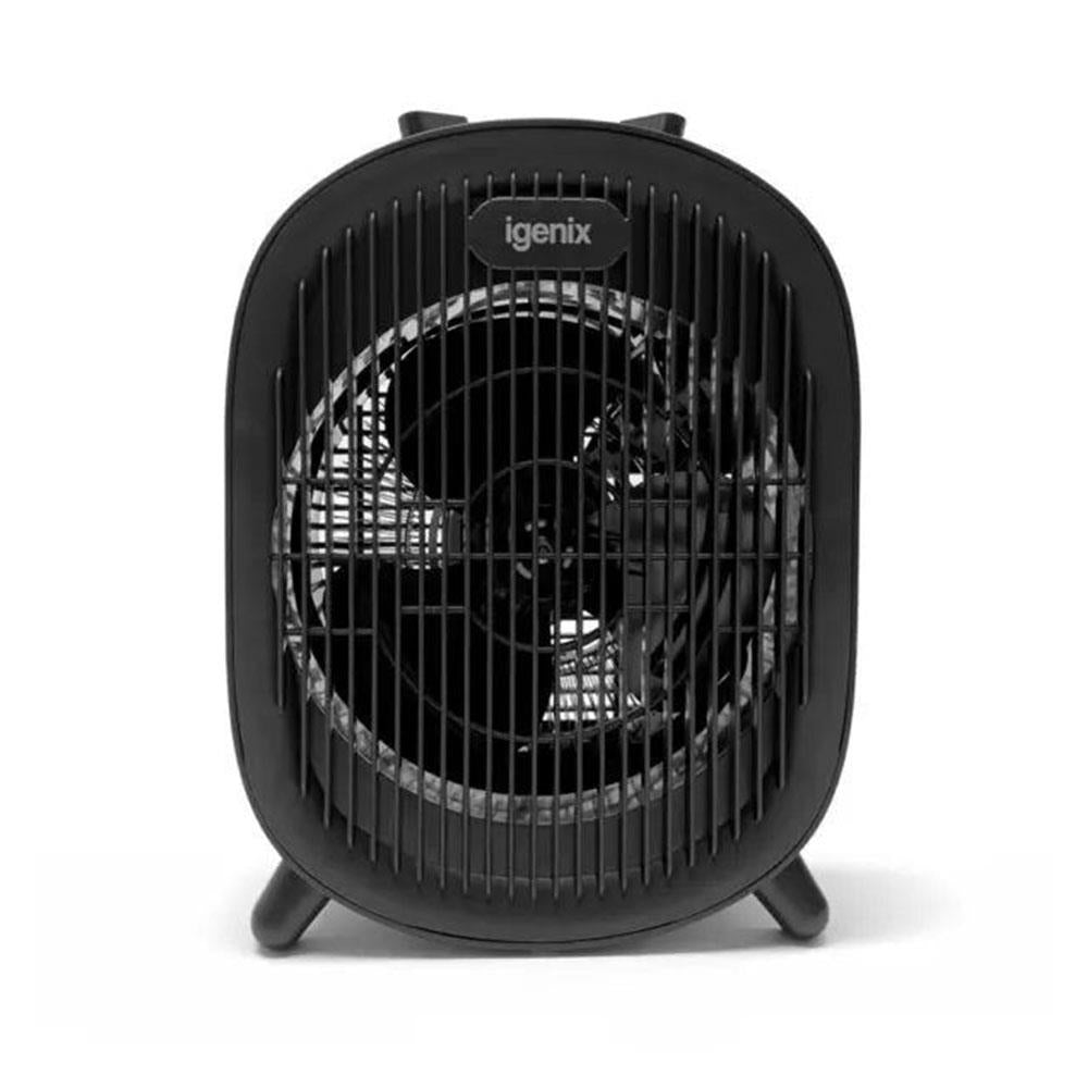 Igenix Upright Fan Heater With 2 Heat And Cool Settings 1000W/2000W - Black Secondary image