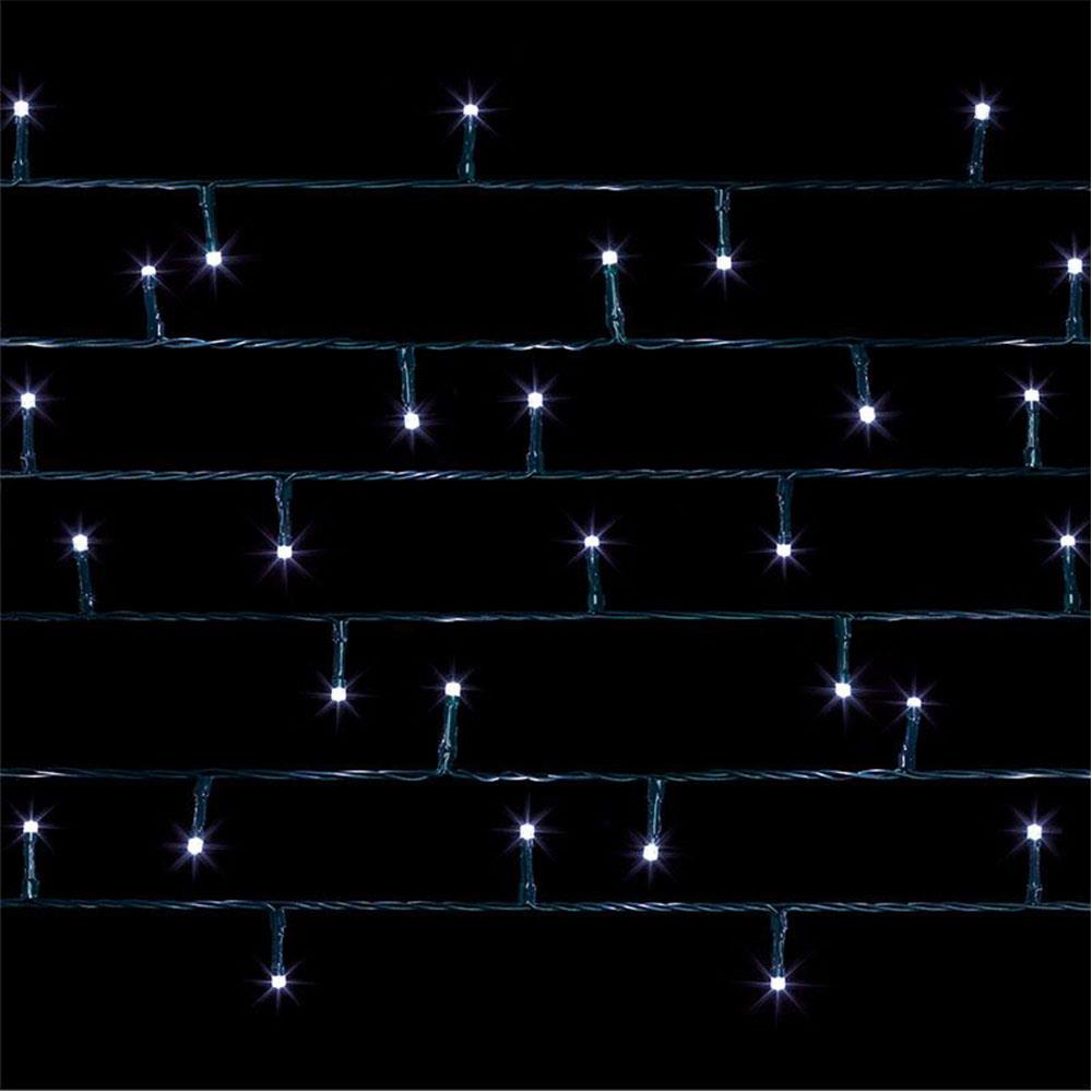 Premier 200 Multi Action LED Supabrights Christmas Lights With Timer - White