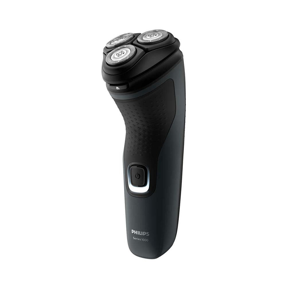 Phillips Shaver Series 1000 Dry Electric Shaver Flex Heads Cordless Fully Washable - Deep Grey