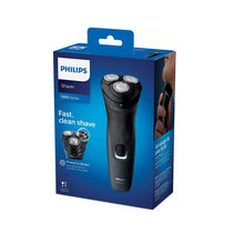 Phillips Shaver Series 1000 Dry Electric Shaver Flex Heads Cordless Fully Washable - Deep Grey