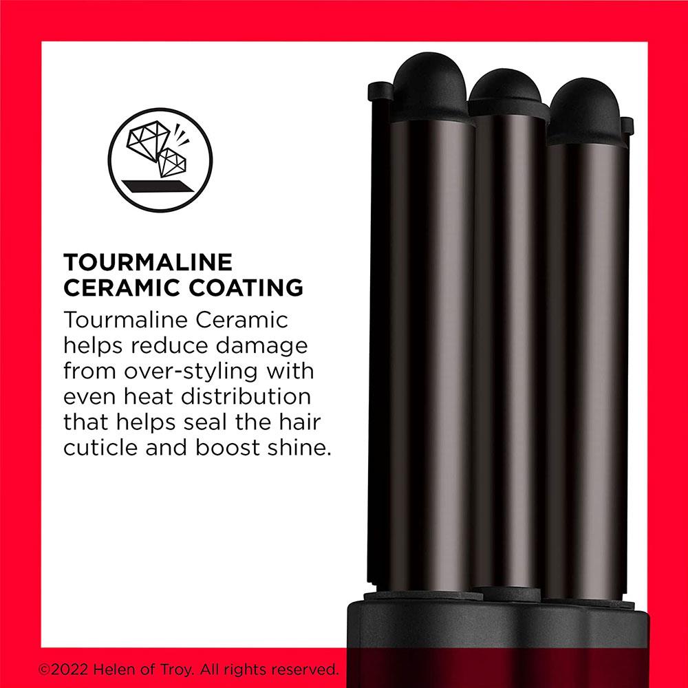 Revlon Wave Master Jumbo Waver Faster Styling With 3 Jumbo Barrels 30 Heat Settings - Black