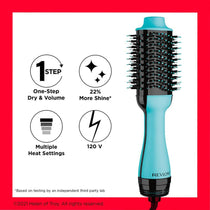 Revlon One-Step Hair Dryer And Volumiser 2-In-1 Styling Tool Hot Air Stylers - New Mint Edition