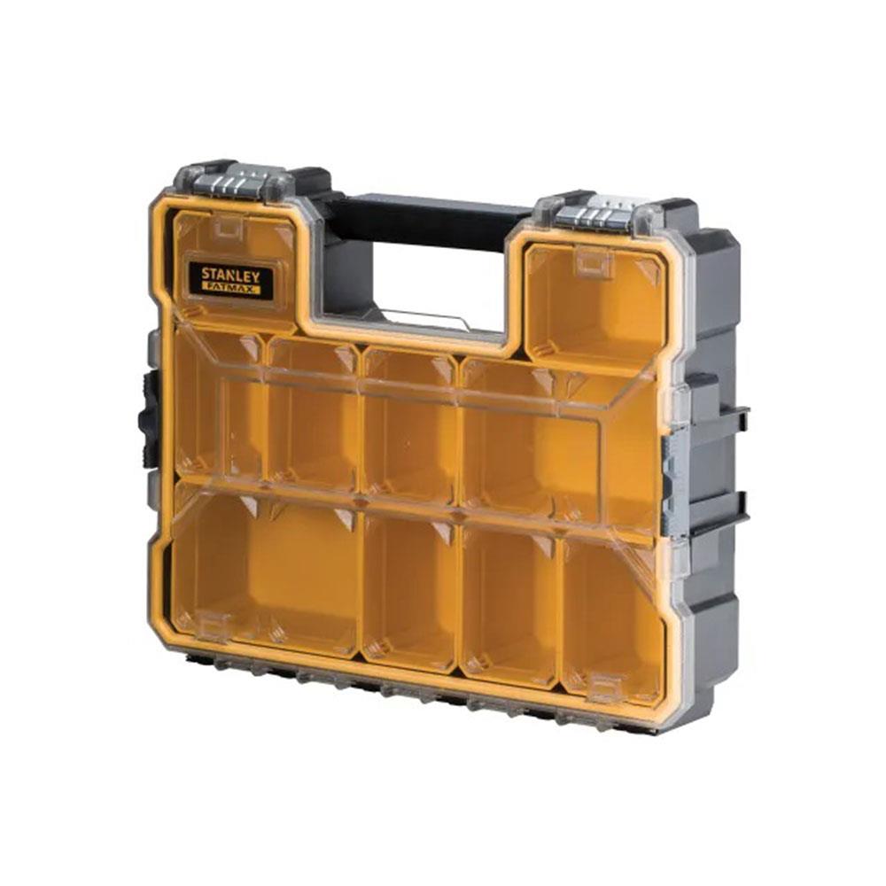 Stanley Fatmax Deep Professional Organiser Tool Box With Metal Latch And Seal - Black/Yellow Main image