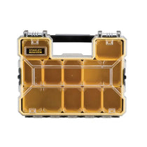 Stanley Fatmax Deep Professional Organiser Tool Box With Metal Latch And Seal - Black/Yellow