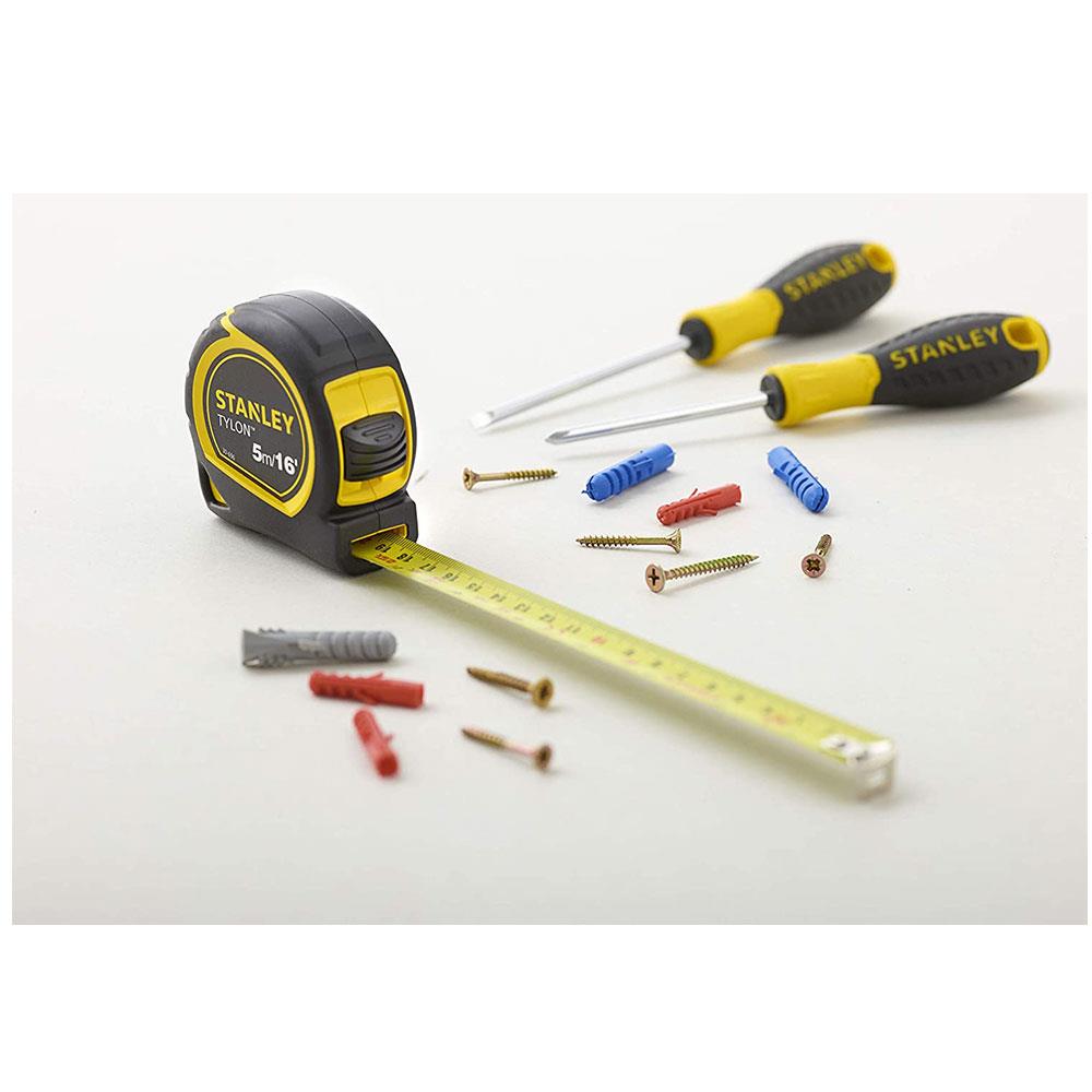 Stanley Tylon Pocket Tape 5m/16ft - Black/Yellow
