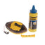 Stanley Power Winder Chalk Line Kit 113g Blue Chalk And Line Level - Black/Yellow/Blue