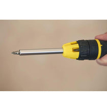 Stanley Multibit Ratchet Screwdriver And10 Bits - Black/Yellow