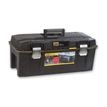 Stanley Fatmax 28 Inch Waterproof Toolbox Storage With Heavy Duty Metal Latch - Black