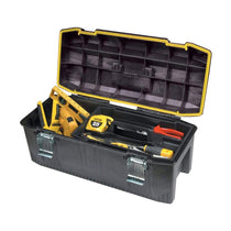 Stanley Fatmax 28 Inch Waterproof Toolbox Storage With Heavy Duty Metal Latch - Black
