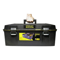 Stanley Fatmax 28 Inch Waterproof Toolbox Storage With Heavy Duty Metal Latch - Black