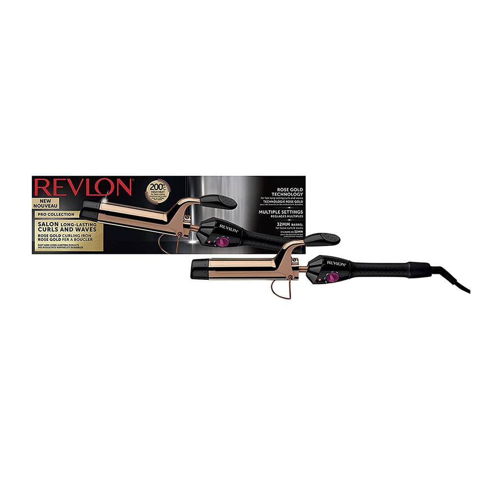 Revlon Pro Collection Salon Long Last Curls And Waves Styler 32mm - Rose Gold