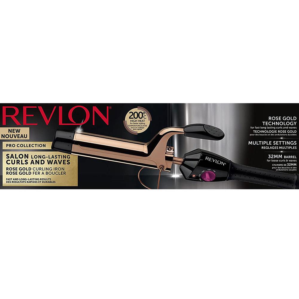 Revlon Pro Collection Salon Long Last Curls And Waves Styler 32mm - Rose Gold