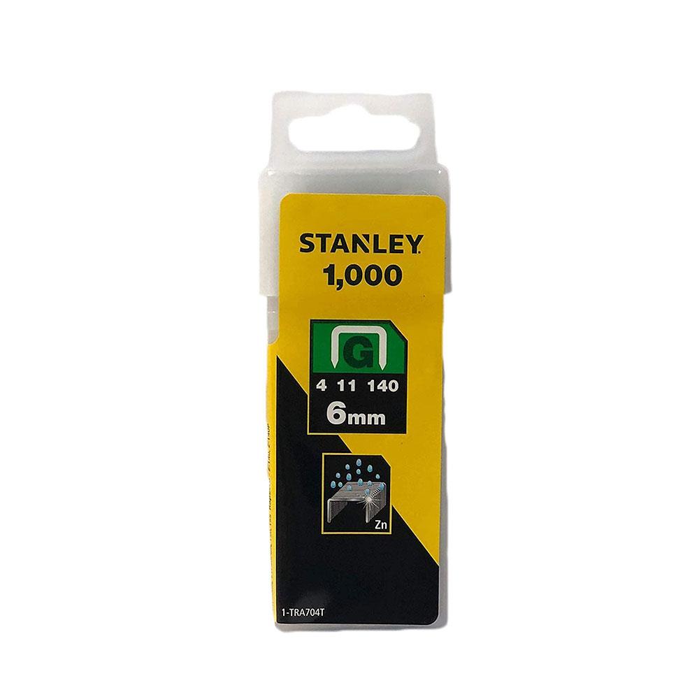 Stanley SharpShooter Heavy Duty Type G Staples 6mm Set of 1000 Piece - Silver Secondary image