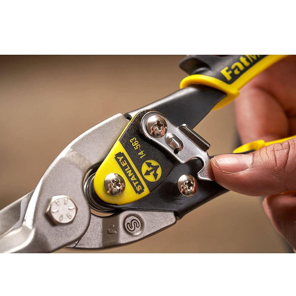 Stanley Fatmax Aviation Snips Straight Cut 250mm - Yellow