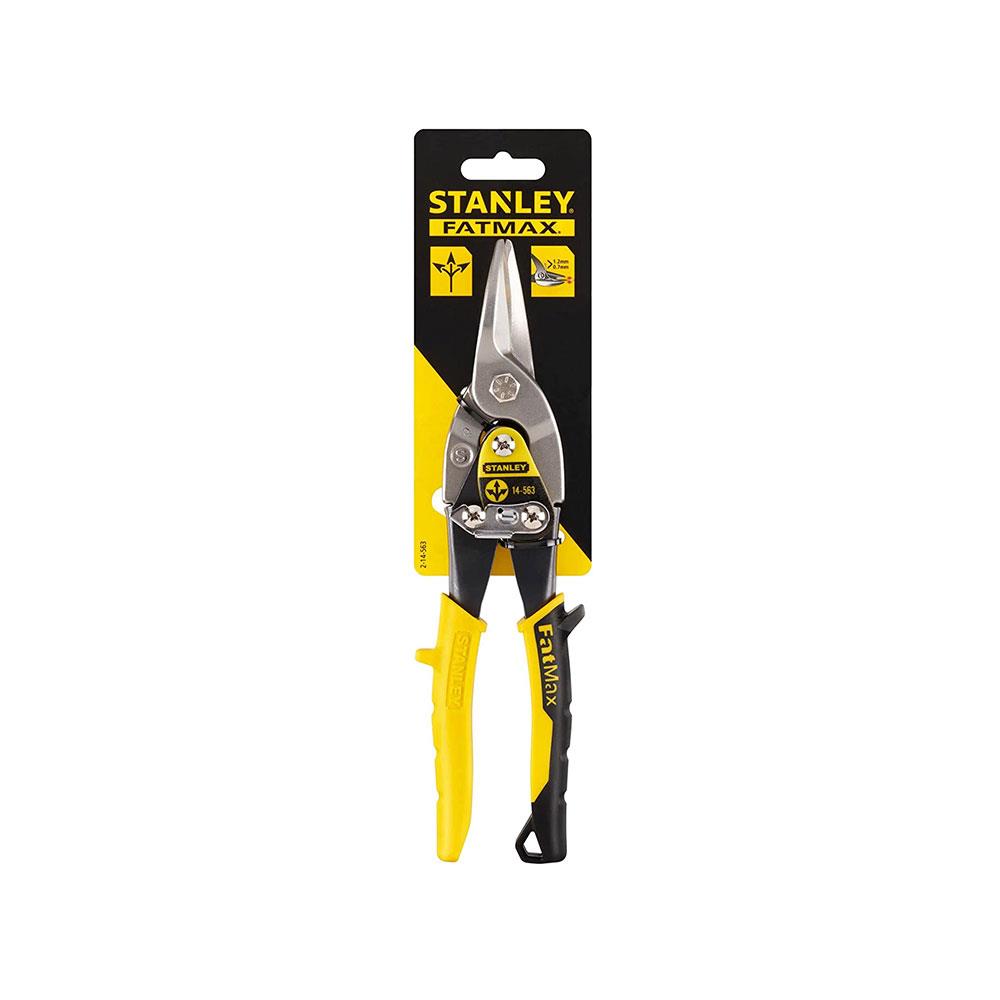 Stanley Fatmax Aviation Snips Straight Cut 250mm - Yellow