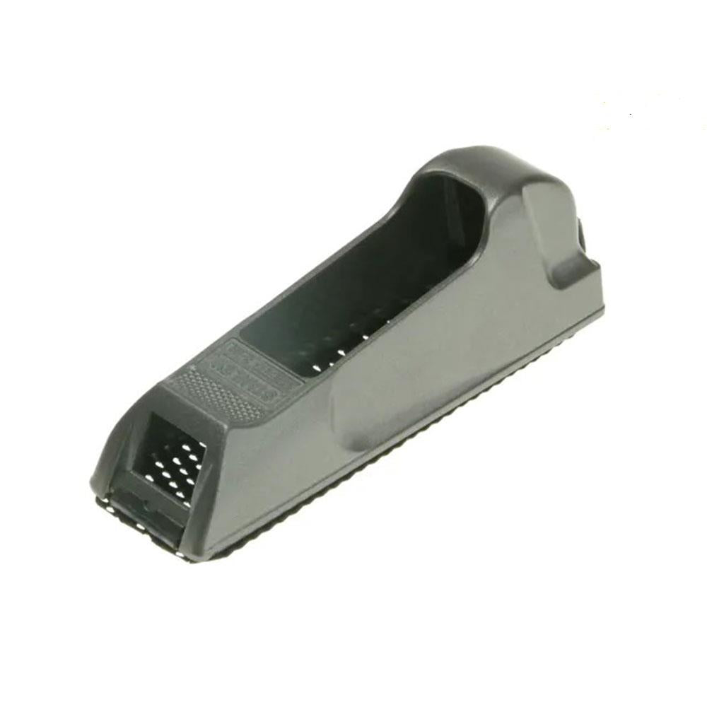 Stanley Surform Flat Block Plane Metal Body 153mm (140mm Blade) - Silver/Black Main image