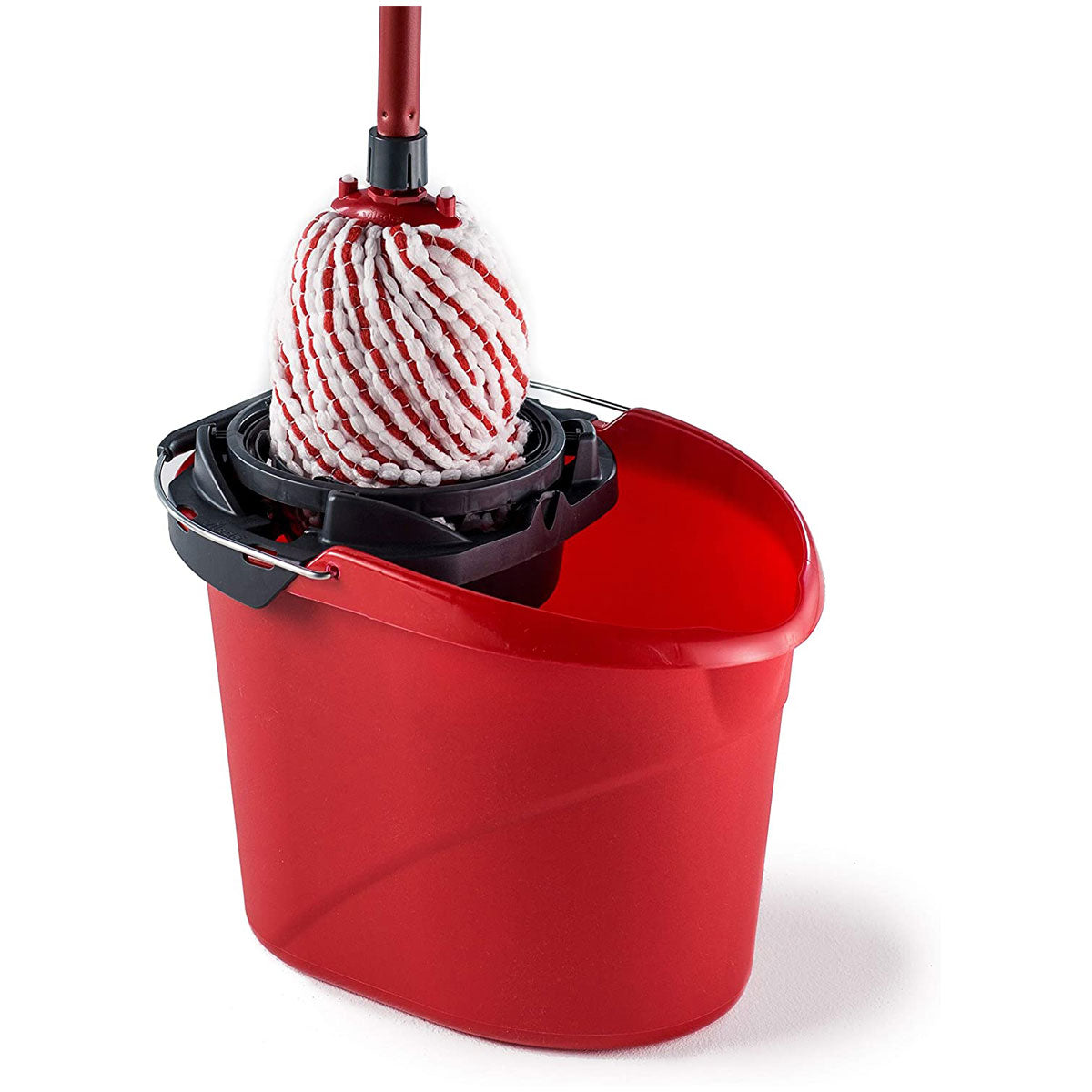 Vileda SuperMocio Mop Bucket With Torsion Wringer 10 Liter Capacity - Red Secondary image