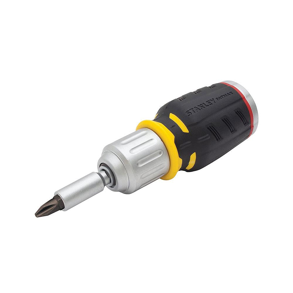 Stanley Fatmax Ratchet Screwdriver Stubby 3 Position Ratchet Screwing Unscrewing And Blocking - 0-62-688