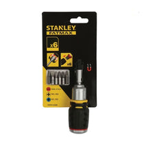 Stanley Fatmax Ratchet Screwdriver Stubby 3 Position Ratchet Screwing Unscrewing And Blocking - 0-62-688