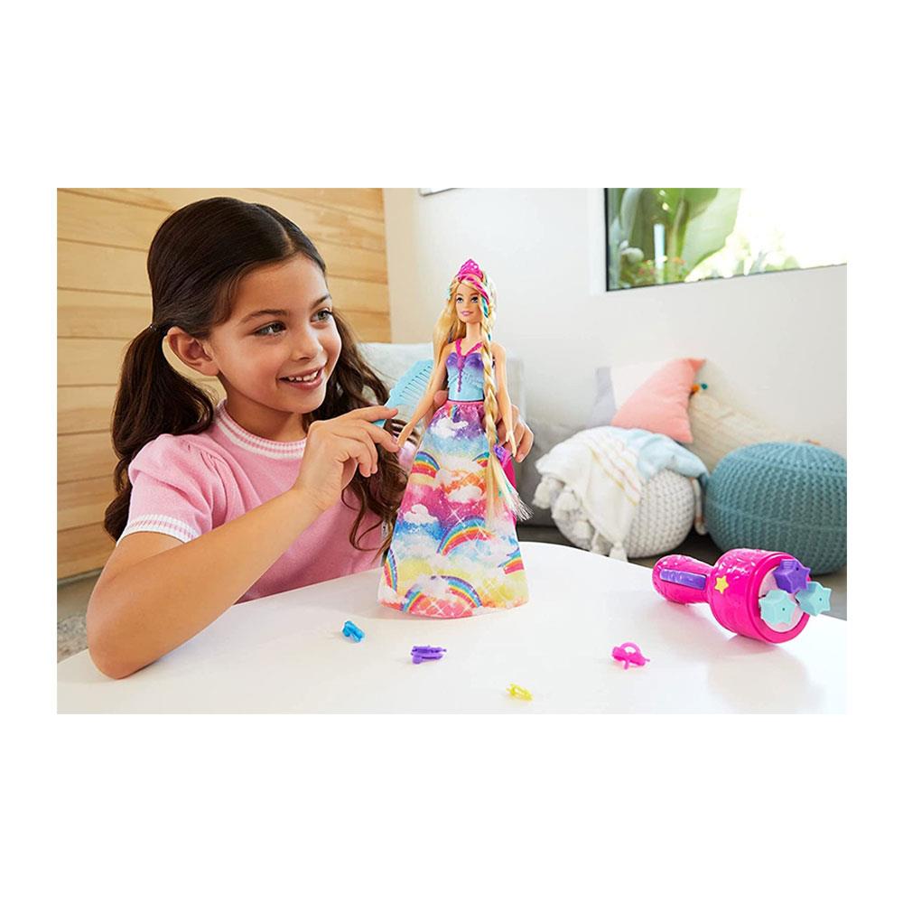 Barbie Dreamtopia Twist 'n Style Doll And Accessories With Rainbow Hair Extensions - Multicolour Secondary image