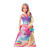 Barbie Dreamtopia Twist 'n Style Doll And Accessories With Rainbow Hair Extensions - Multicolour