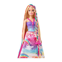 Barbie Dreamtopia Twist 'n Style Doll And Accessories With Rainbow Hair Extensions - Multicolour