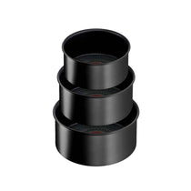 Tefal Ingenio Eco Resist Non-Stick Saucepans 16cm 18cm 20cm 4 Piece Set - Black