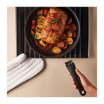 Tefal Ingenio Eco Resist Non-Stick Saucepans 16cm 18cm 20cm 4 Piece Set - Black