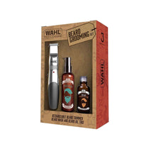 Wahl Complete Beard Trimmer & Grooming set + Beard Oil, Wash & Beard Cutting Kit