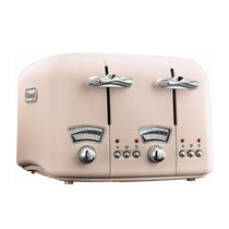 Delonghi Argento Flora 4 Slice Toaster Stainless Steel 1600 W - Pink