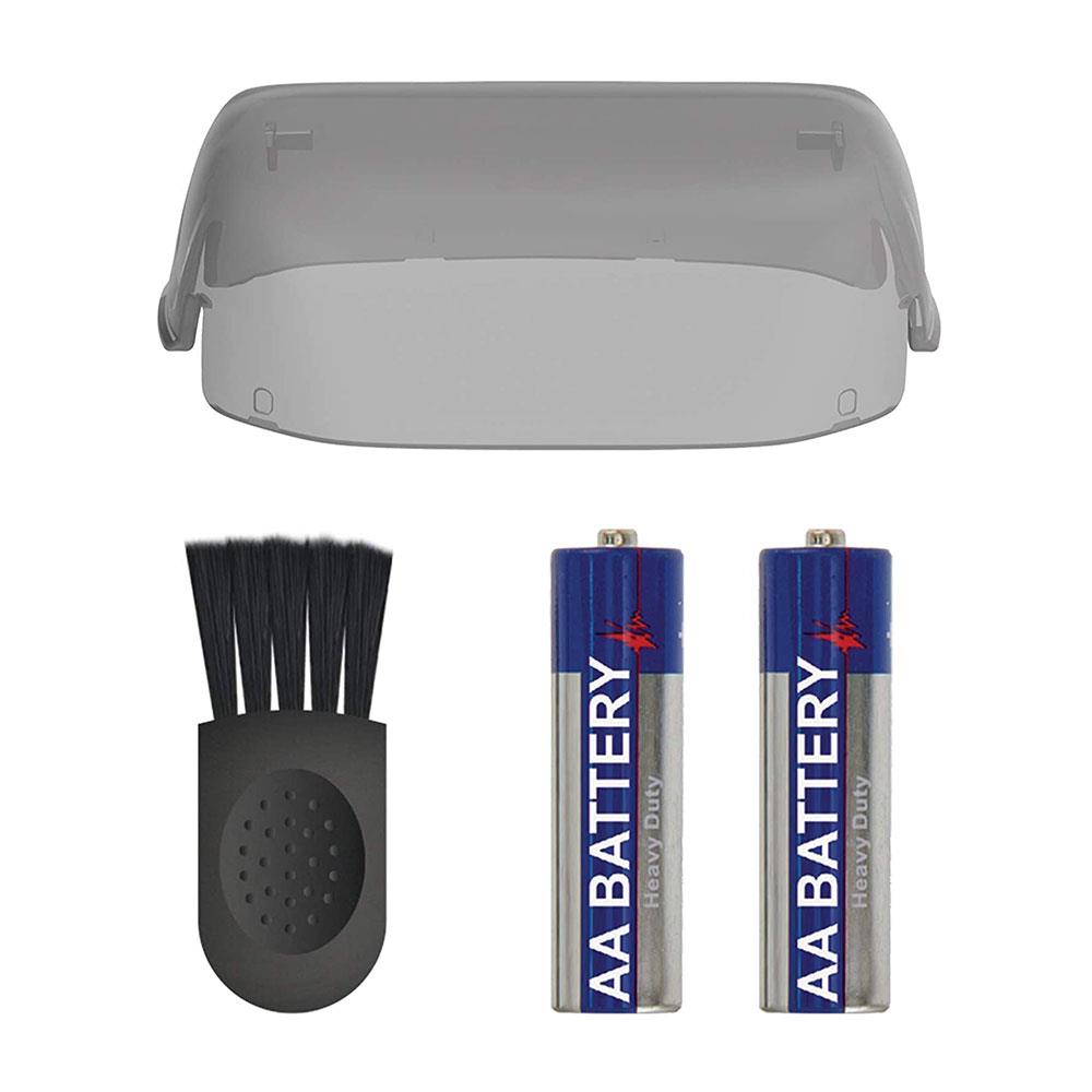 Wahl GroomEase Travel Shaver Durable Foil Guard 3-Cut System Battery Operated - Black