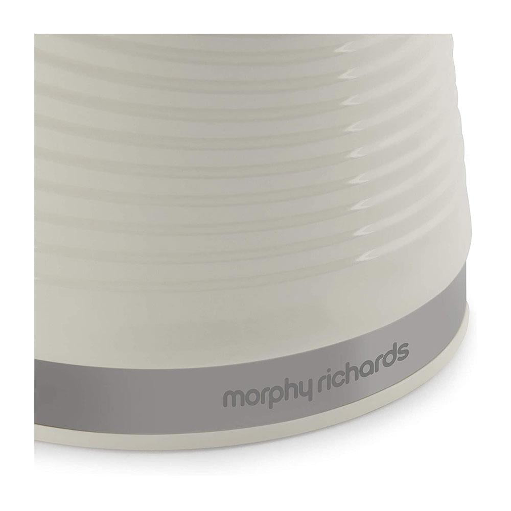 Morphy Richards Tea Coffee Sugar Kitchen Storage Canisters Set of 3 - Ivory Cream