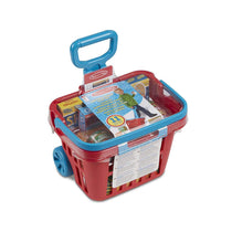 Melissa & Doug Fill & Roll Grocery Basket Food Play 11 Pieces Set - Multicolour