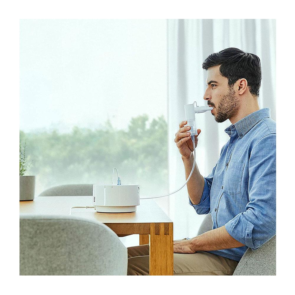Omron Advanced All-In-One Nebuliser For Acute And Chronic Respiratory Conditions - White