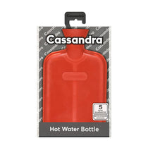 Cassandra Hot Water Bottle Surface Ribbed Both Sides 1.8 Liter - Assorted Colors