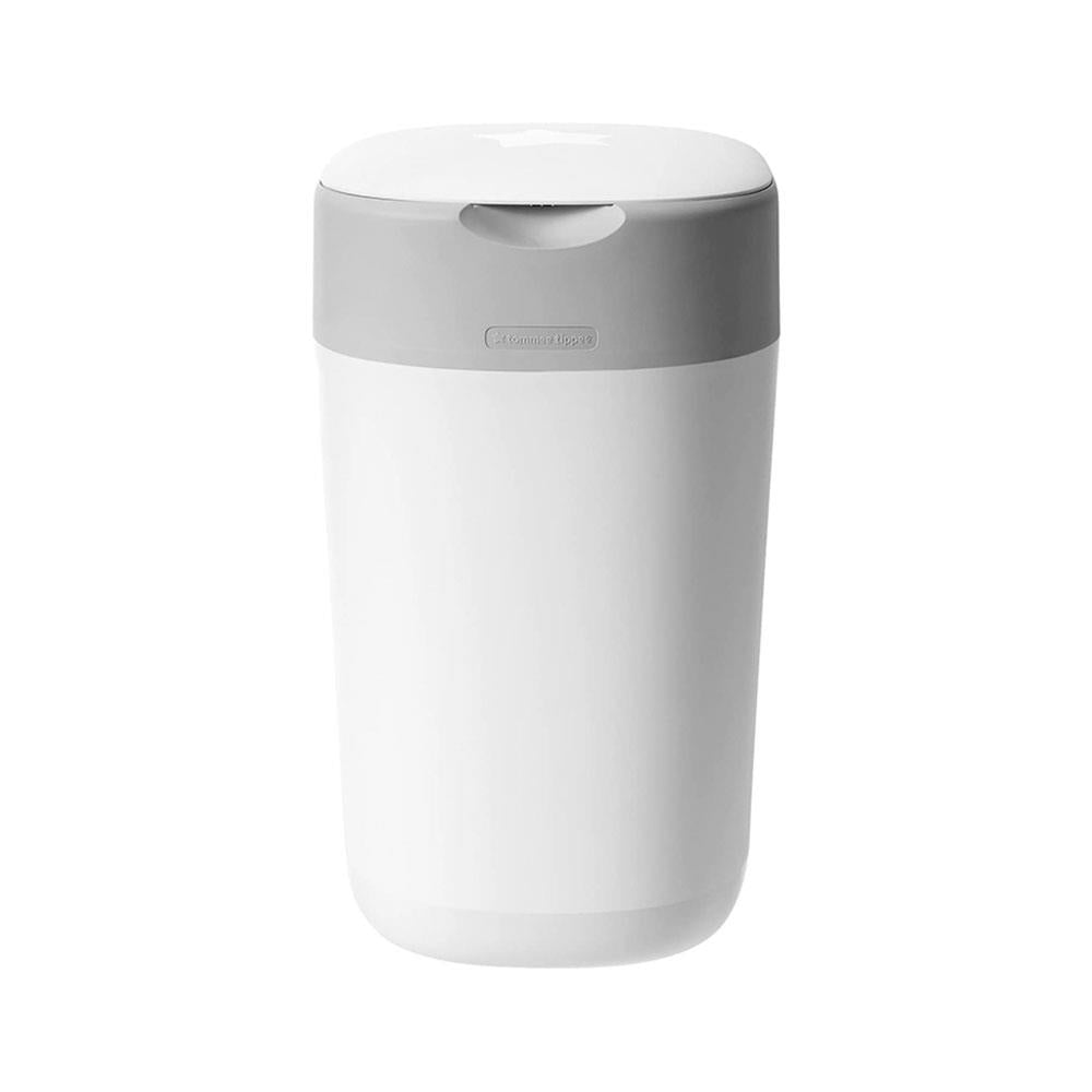 Tommee Tippee Twist And Click Advanced Nappy Disposal Bin With 1 Refill Cassette - White Secondary image