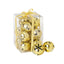 Premier Christmas Jingle Bells 4cm 12 Piece - Gold