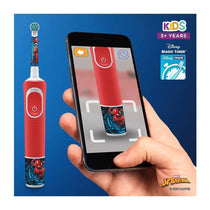 Oral-B Marvel Spiderman Kids Electric Toothbrush For Ages 3+ 2 Modes Exclusive Travel Case - Red