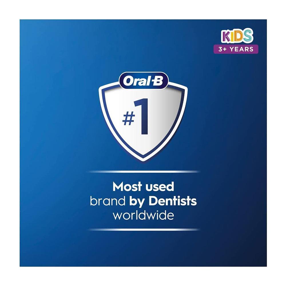 Oral-B Marvel Spiderman Kids Electric Toothbrush For Ages 3+ 2 Modes Exclusive Travel Case - Red
