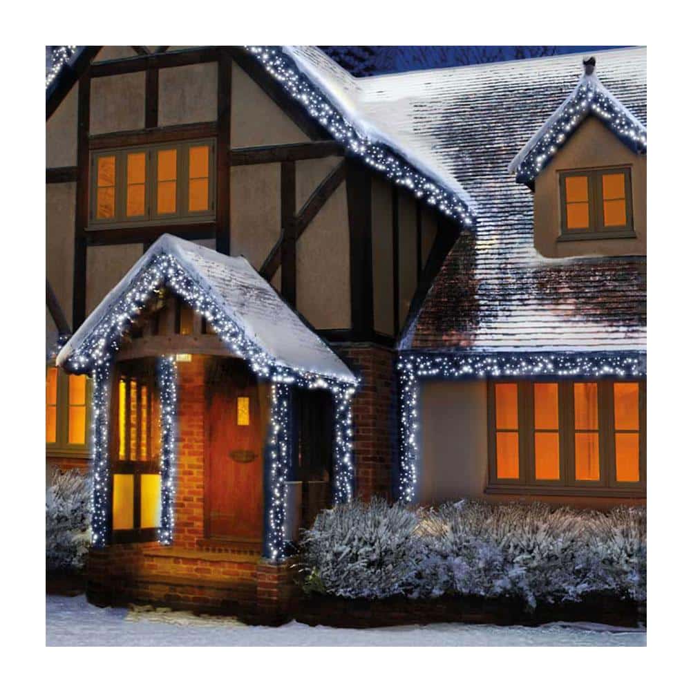Premier Christmas 480 Multi Action LED Clusters Lights With Timer - White