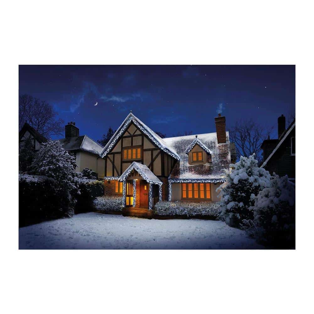 Premier Christmas 480 Multi Action LED Clusters Lights With Timer - White