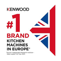 Kenwood kMix Stand Mixer With K-Beater Dough Hook And Whisk 1000 W 5 Litre Glass Bowl - Cream